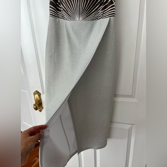 Michel Laperle silver dress size 6 - Picture 5 of 9